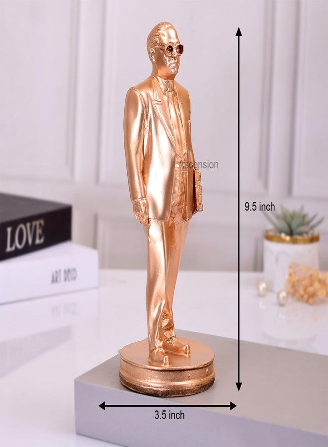 أسينشين تمثال الدكتور بهيم راو أمبيدكار، قطعة فنية يدوية الصنع، مثالية لتزيين المنزل والمكتب وغرفة المعيشة، أو كهدية للشركات. تمثال الدكتور بهيم راو أمبيدكار، هدية مثالية ليوم الجمهورية. - Image 4